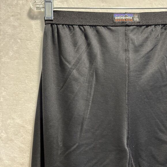 Patagonia Capilene Vintage Base Layer Pants Men's Size Large Black Made In USA - Picture 9 of 13